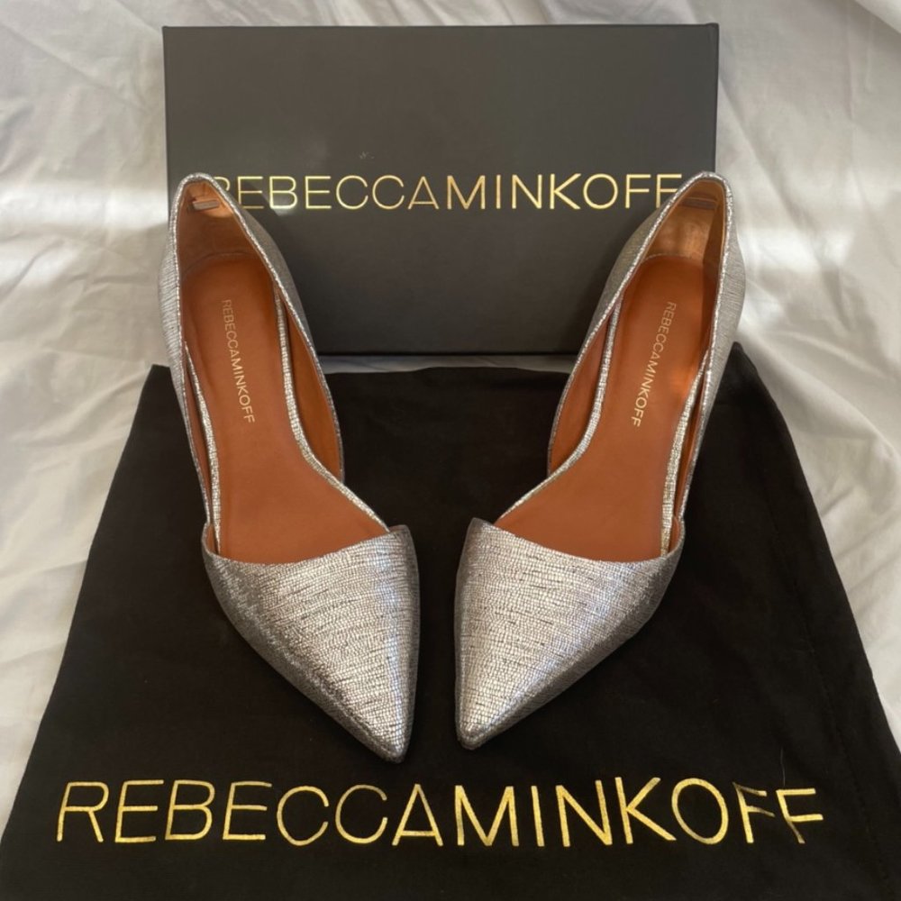 Rebecca Minkoff Leather D'Orsay stilettos. Size7.5
